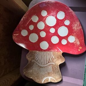 Mushroom Shaped Melamine Platter Serving Tray